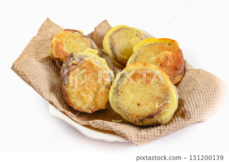 Baked sweet potato tempura Baked sweet potato tempura 131200139