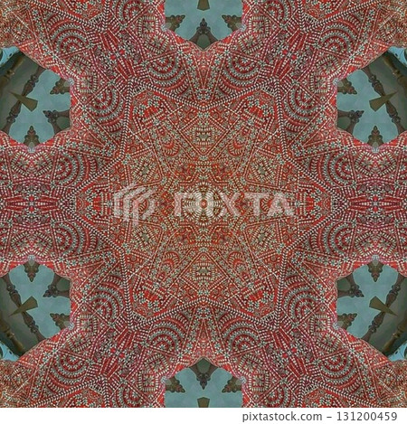 Turkish embroidery and batik art work for screen printing carpet, rug, fabric, tiles and flooring. Pattern design for the home decor, wrapping paper, curtains, wall covering etc 131200459