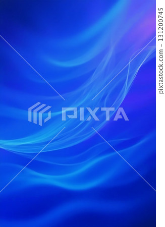 Swirling shades of blue blend seamlessly, creating an abstract composition that evokes feelings of calm and serenity. The gentle movement invites viewers into a peaceful world of color Generative AI 131200745