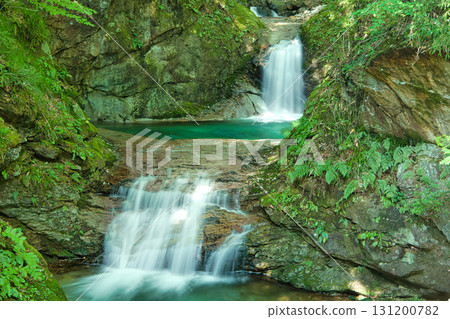 Furukama Falls, flowing into Kinugawa Onsen, Nikko City, Tochigi Prefecture 131200782