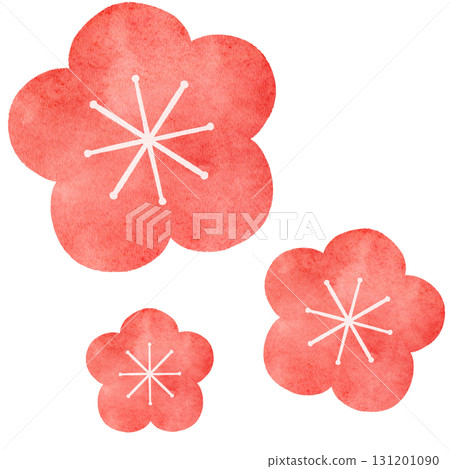 Illustration of plum blossom in watercolor style Illustration of plum blossom in watercolor style 131201090