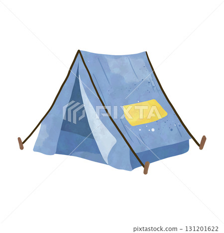 Cute Capybara Family Camping Clipart 131201622