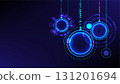 Futuristic abstract christmas ball 131201694