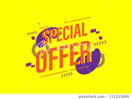 Business special offer banner design 131201699