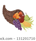 Watercolor Thanksgiving Clipart 131201710