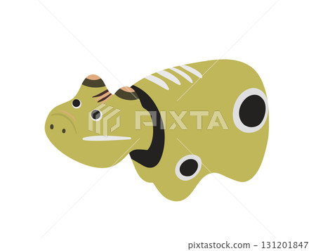 Akabeko, a red papier-mâché doll from the Aizu region of Fukushima Prefecture 131201847