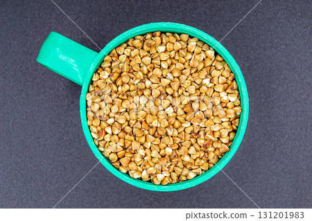 Organic dry buckwheat grains consisting of raw natural product Organic dry buckwheat grains consisting of raw natural product 131201983