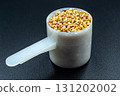 Organic dry buckwheat grains consisting of raw natural product 131202002