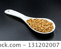 Organic dry buckwheat grains consisting of raw natural product 131202007
