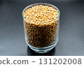 Organic dry buckwheat grains consisting of raw natural product 131202008