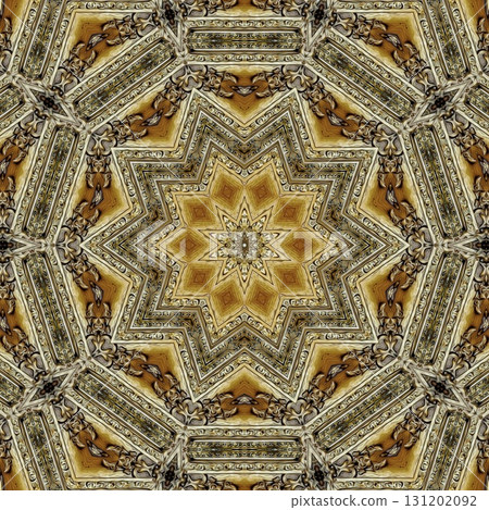 Traditional sublimation print design for carpet, rug, dress, interior decoration. Mixed motifs design for Turkish carpet, Persian rug, wall covering, modern floor mat, silk fabric printing 131202092