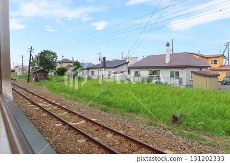 View from the train window on JR Hokkaido's Nemuro Line from Kushiro Station to Kamiohoro Station 131202333