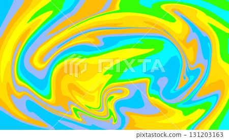 4K background illustration of a vivid light blue, yellow, and yellow-green marble pattern 4K background illustration of a vivid light blue, yellow, and yellow-green marble pattern 131203163