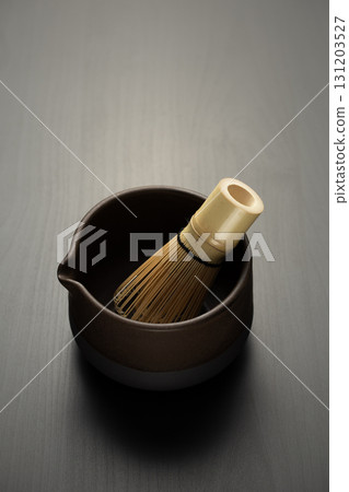 Chasen bamboo whisk and Chawan for authentic Matcha. Chasen bamboo whisk and Chawan for authentic Matcha. 131203527