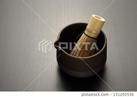 Chasen bamboo whisk and Chawan for authentic Matcha. 131203530