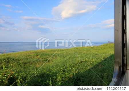 Scenery between Tobetsu Station and Mokoto Station on the JR Hokkaido Senmo Main Line (Summer 2023) Scenery between Tobetsu Station and Mokoto Station on the JR Hokkaido Senmo Main Line (Summer 2023) 131204517