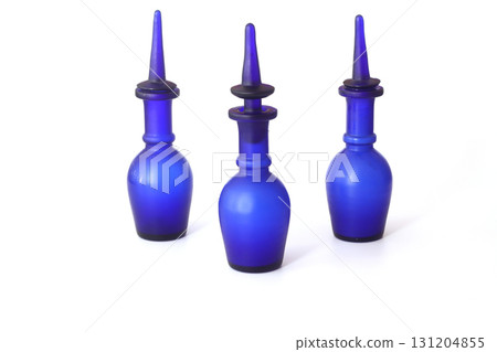 blue vase on white background 131204855