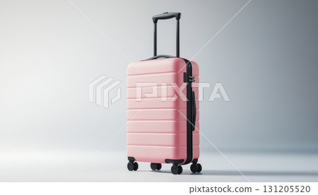 Stylish And Modern Pink Suitcase With Wheels And Telescopic Handle 131205520