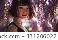 girl surrounded by flowers 131206022