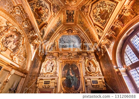 Senate of french republic, interiors decors, Paris, France 131206088