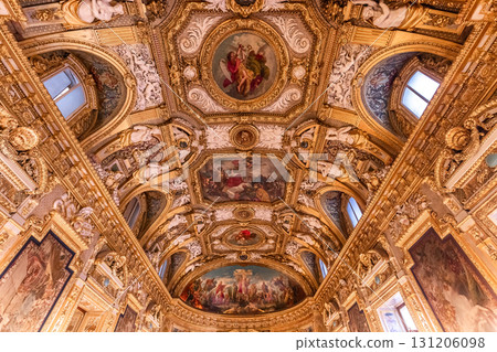 Senate of french republic, interiors decors, Paris, France 131206098