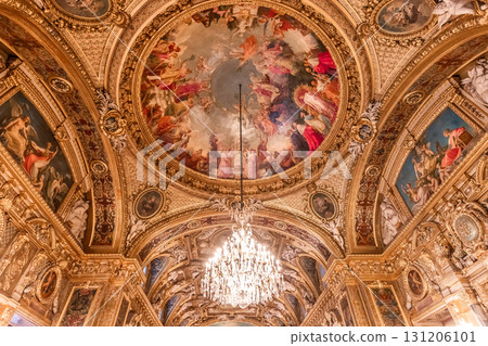 Senate of french republic, interiors decors, Paris, France 131206101