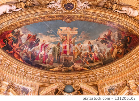 Senate of french republic, interiors decors, Paris, France 131206102