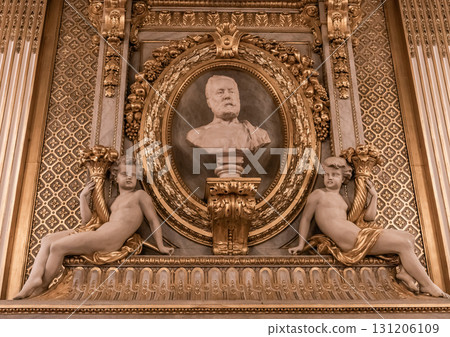 Senate of french republic, interiors decors, Paris, France 131206109