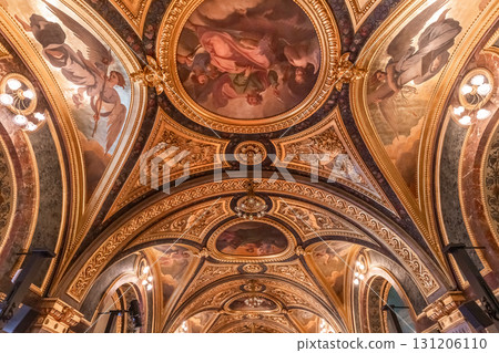 Senate of french republic, interiors decors, Paris, France 131206110