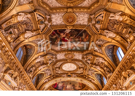 Senate of french republic, interiors decors, Paris, France 131206115