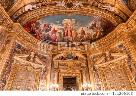 Senate of french republic, interiors decors, Paris, France 131206168
