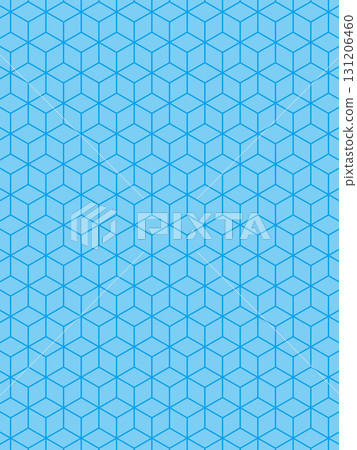 Light blue hexagon overlap background 131206460
