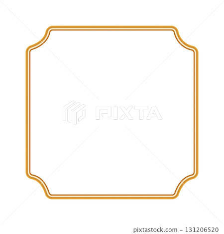 Golden rectangle beveled frames. Vintage shiny 3d picture frame, realistic object mockup for photo frame, ornamental border. Geometric decorative element. Vector for certificate, stamp, vignette Golden rectangle beveled frames. Vintage shiny 3d picture frame, realistic object mockup for photo frame, ornamental border. Geometric decorative element. Vector for certificate, stamp, vignette 131206520