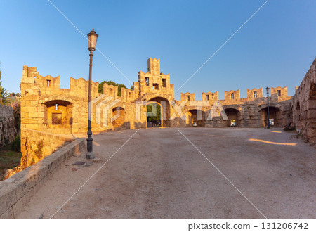 Gate of Amboise in Rhodes Greece 131206742