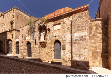 Street of the Knights in Rhodes Greece on a sunny day 131206743