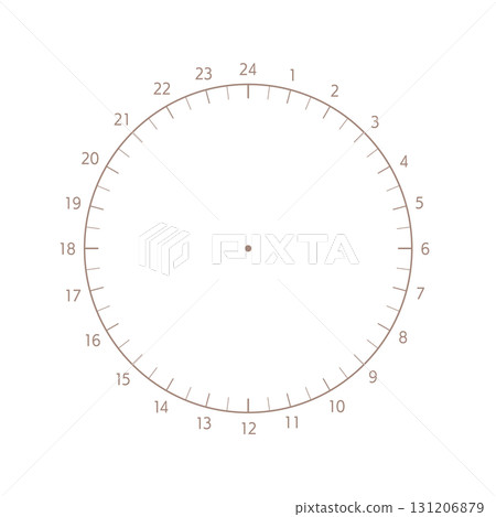 1-24 Numbers and Analog Clock Template - Daily/24-Hour Schedules, Logs, and Pie Charts 1-24 Numbers and Analog Clock Template - Daily/24-Hour Schedules, Logs, and Pie Charts 131206879