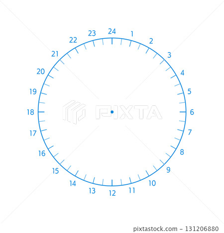 1-24 Numbers and Analog Clock Template - Daily/24-Hour Schedules, Logs, and Pie Charts 1-24 Numbers and Analog Clock Template - Daily/24-Hour Schedules, Logs, and Pie Charts 131206880