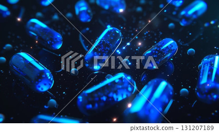 germs, bacteria and viruses under a microscope. biological laboratory research. microbiology and disease science. health and immunity 131207189