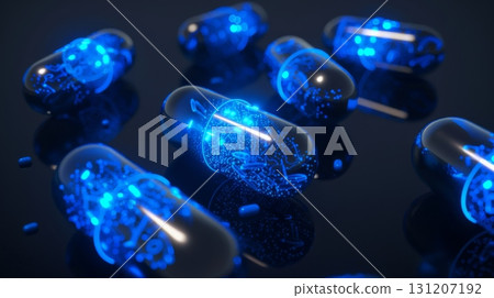 germs, bacteria and viruses under a microscope. biological laboratory research. microbiology and disease science. health and immunity 131207192