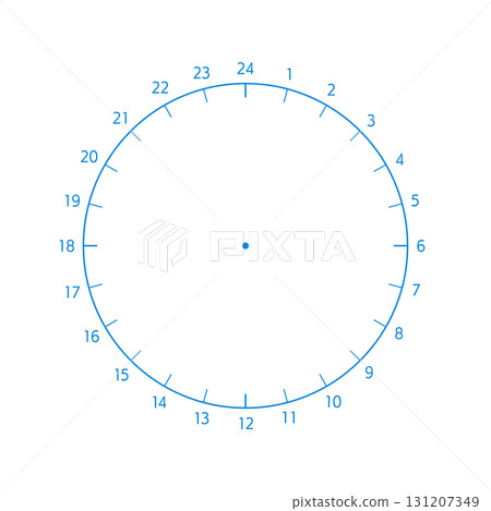 1-24 Numbers and Analog Clock Template - Daily/24-Hour Schedules, Logs, and Pie Charts 1-24 Numbers and Analog Clock Template - Daily/24-Hour Schedules, Logs, and Pie Charts 131207349