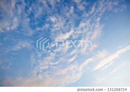Twilight sky background with colorful clouds 131208724
