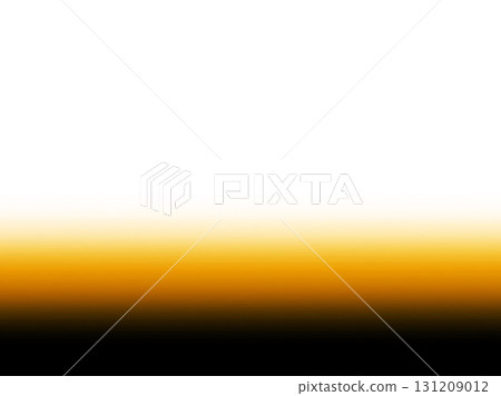 Abstract gradient of white, yellow mustard gold, and black. A minimalist smooth color gradient transitioning from white to gold and black 131209012