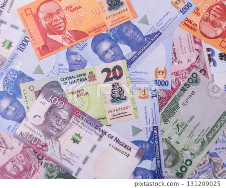 Nigeria money, naira, paper banknotes, cash. Nigerian money Nigeria money, naira, paper banknotes, cash. Nigerian money 131209025