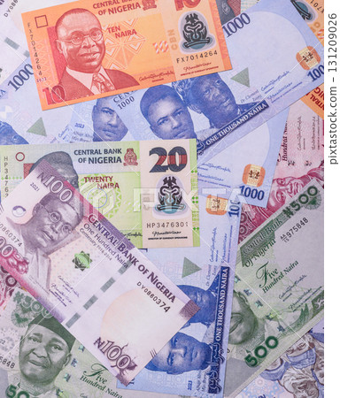 Nigeria money, naira, paper banknotes, cash. Nigerian money Nigeria money, naira, paper banknotes, cash. Nigerian money 131209026