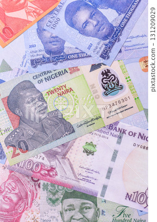 Nigeria money, naira, paper banknotes, cash. Nigerian money Nigeria money, naira, paper banknotes, cash. Nigerian money 131209029