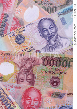 Vietnam money, dong, paper banknotes, cash. Vietnamese money 131209131