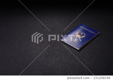 Vietnam passport for travelling, flying and doing business. Vietnamese document 131209140