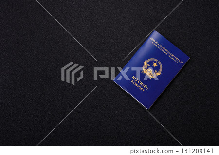 Vietnam passport for travelling, flying and doing business. Vietnamese document Vietnam passport for travelling, flying and doing business. Vietnamese document 131209141