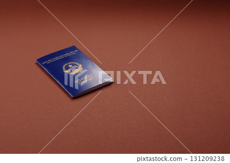 Vietnam passport for travelling, flying and doing business. Vietnamese document Vietnam passport for travelling, flying and doing business. Vietnamese document 131209238