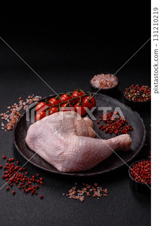 Chicken raw leg or quarter, fresh meat for cooking on barbecue. Chicken quarter Chicken raw leg or quarter, fresh meat for cooking on barbecue. Chicken quarter 131210219
